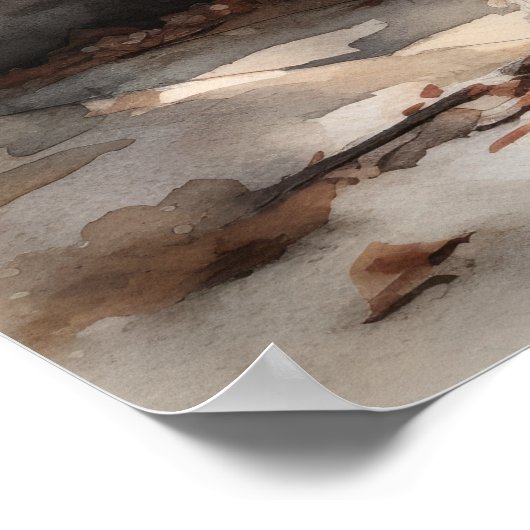 かわいいハバナ犬アートプリントポスター ポスター (角)