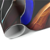 かわいいハミカラフルドリのモザイク装飾品 ラッピングペーパー (ロールコーナー)