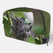 かわいいハミングバードフォトコスメティックバッグ ドップキット (右コーナー)