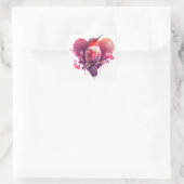 かわいいハミングバード ヴァレンタイン スクエアシール (バッグ)