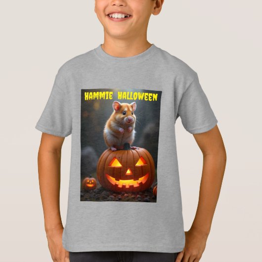かわいいハミーのはろうぃんキッズTシャツ Tシャツ (正面)
