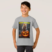 かわいいハミーのはろうぃんキッズTシャツ Tシャツ (正面フル)