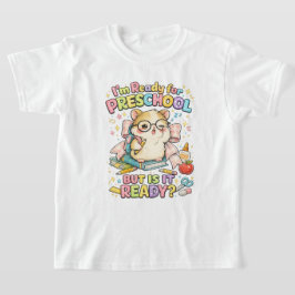 かわいいハムスターが幼稚園に行きたいと言っています Tシャツ