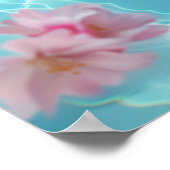 かわいいハムスターに水冷え ポスター (角)