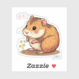 かわいいハムスターのオリジナルステッカー♡ シール
