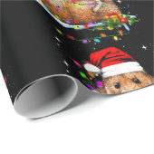 かわいいハムスターのクリスマス ラッピングペーパー (ロールコーナー)