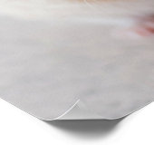 かわいいハムスターのクローズアップのポスター ポスター (角)