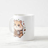 かわいいハムスターのコーヒーマグキャラ コーヒーマグカップ (正面左)