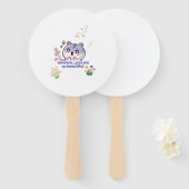 かわいいハムスターのハンディ扇風機 ハンドファン (正面&裏面)