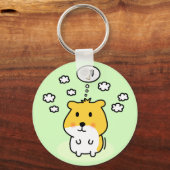 かわいいハムスターの夢 キーホルダー (正面)