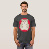 かわいいハムスターの家族 Tシャツ (正面フル)