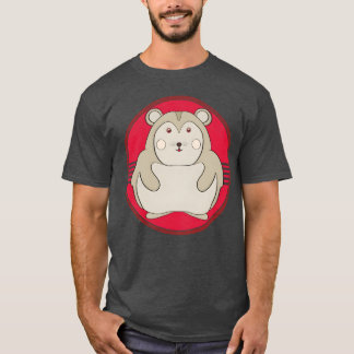 かわいいハムスターの家族 Tシャツ