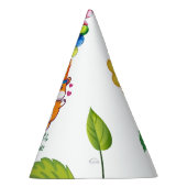 かわいいハムスターの植物性をテーマにした子どもの誕生日パーティー パーティーハット (右)