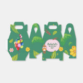 かわいいハムスターの植物性をテーマにした子どもの誕生日パーティー フェイバーボックス (折り畳みなし)