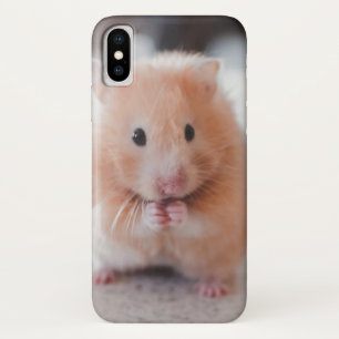 かわいいハムスターは動物を愛す iPhone X ケース