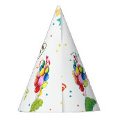 かわいいハムスターをテーマにした子どもの誕生日パーティー パーティーハット (裏面)