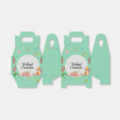 かわいいハムスターをテーマにした子どもの誕生日パーティー フェイバーボックス (折り畳みなし)