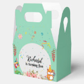 かわいいハムスターをテーマにした子供の誕生日パーティー フェイバーボックス (オープン)