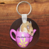 かわいいハムスターキーチェーン キーホルダー (正面)