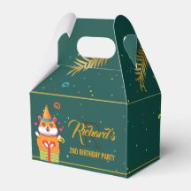 かわいいハムスターグリーンをテーマにした子どもの誕生日パーティー