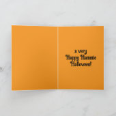 かわいいハムスターハロウィンカード シーズンカード (内部)