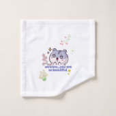かわいいハムスターバスタオル バスタオルセット (ウォッシュタオル)