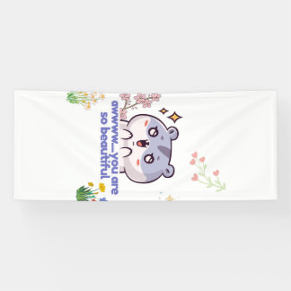かわいいハムスターバナー 横断幕