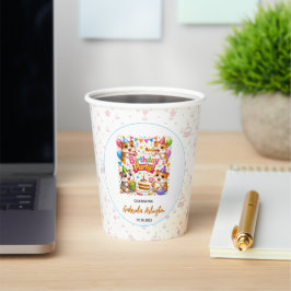 かわいいハムスターバースデーパーティー | 子供ハムスター 紙コップ
