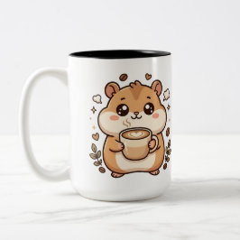 かわいいハムスターマグカップ ツートーン ツートーンマグカップ