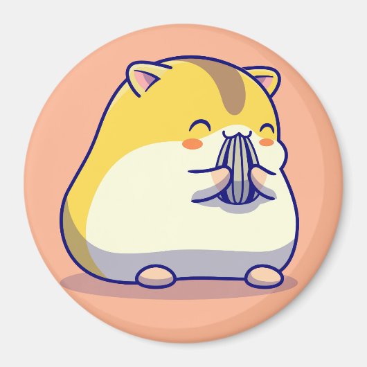 かわいいハムスター磁石 マグネット (正面)