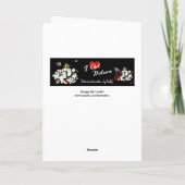 かわいいハムスター誕生日カード – 自分の挨拶を追加 カード (裏面)