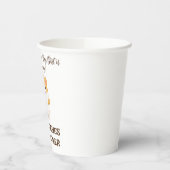 かわいいハムスター赤ちゃんシャワー 紙コップ (左)