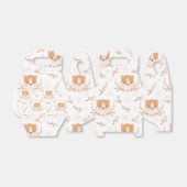 かわいいハムスター顔+花誕生日ありがとう フェイバーボックス (折り畳みなし)