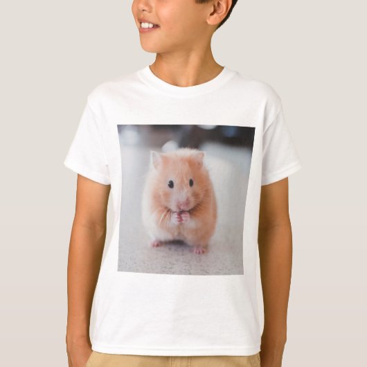 かわいいハムスター 愛の動物 Tシャツ (正面)