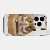 かわいいハムスターiPhoneケース iPhoneケース (裏面横)