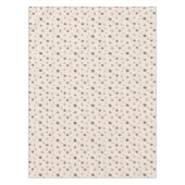 かわいいハリネズミとキノコの森のパターン テーブルクロス (正面)