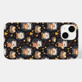 かわいいハリネズミとパンと紅葉 Case-Mate iPhoneケース (裏面 (横))