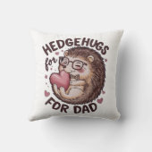 かわいいハリネズミのお父さんの日 クッション (裏面)