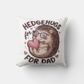 かわいいハリネズミのお父さんの日 クッション (正面)