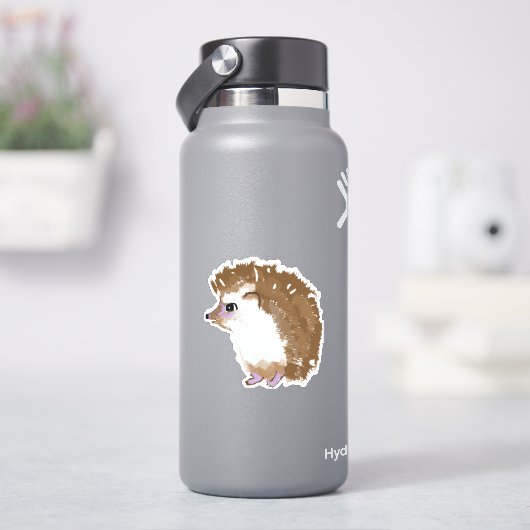 かわいいハリネズミのウォーターボトルのシール シール (HydroFlask)