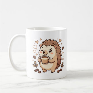 かわいいハリネズミのコーヒーマグ コーヒーマグカップ