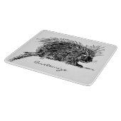 かわいいハリネズミのサンダー_コーブ カッティングボード (角)