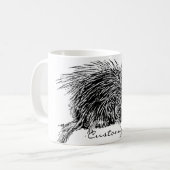 かわいいハリネズミのサンダー_コーブ コーヒーマグカップ (正面左)