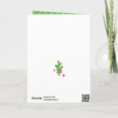 かわいいハリネズミのバレンタイン |サボテンあなたは完璧 シーズンカード (裏面)