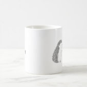 かわいいハリネズミのマグのカスタムでパーソナライズなハリネズミのマグ コーヒーマグカップ (中央)