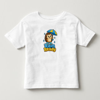 かわいいハリネズミのレディ・トゥ・レイン・トドラーTシャツ トドラーTシャツ