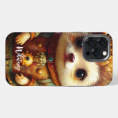 かわいいハリネズミの名前 iPhoneケース (裏面横)