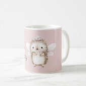 かわいいハリネズミの妖精 コーヒーマグカップ (正面右)