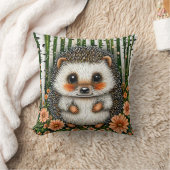 🦔🌲 かわいいハリネズミの森のインテリアギフト ✨ クッション (ブランケット)