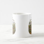 かわいいハリネズミの森暮らし コーヒーマグカップ (中央)